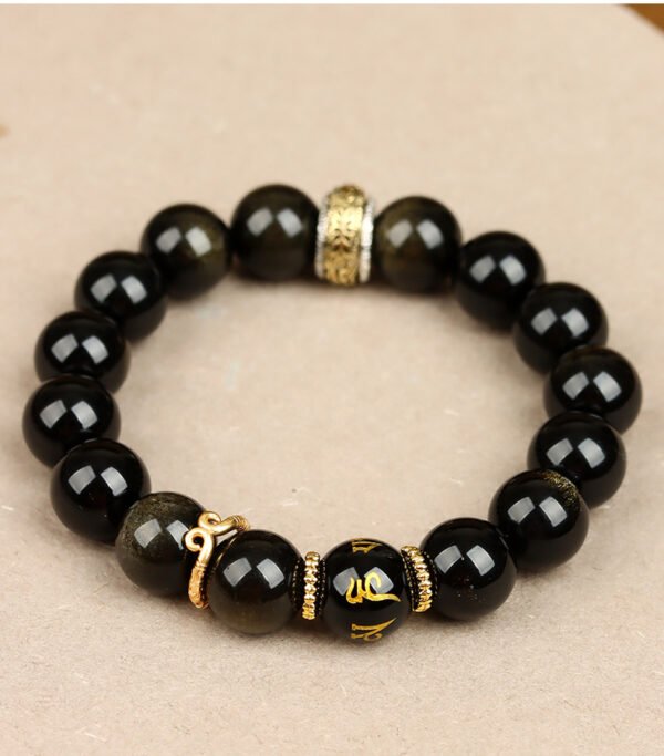 Black Myth Wukong Obsidian Original Couple's Hot selling Bracelet for Men and Women - Image 3